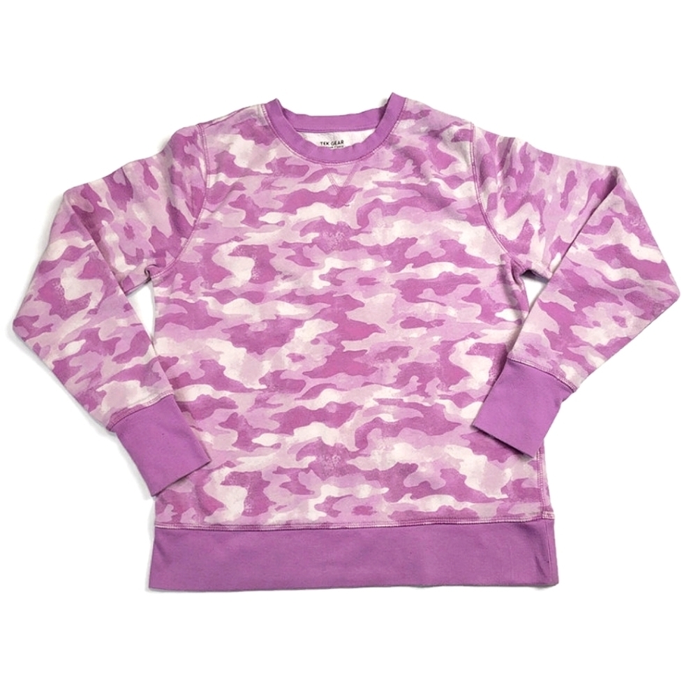 TekGear Pink Camo Pullover Medium